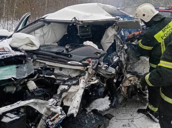 В Пестяковском районе в массовой аварии с фурой погиб водитель Toyota