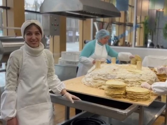 На Масленицу в Белгороде приготовят 150-килограммовый блинный торт