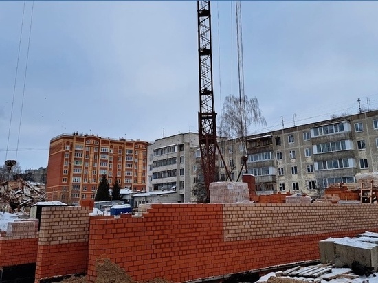 На месте аварийных домов в Йошкар-Оле начали строительство многоэтажек