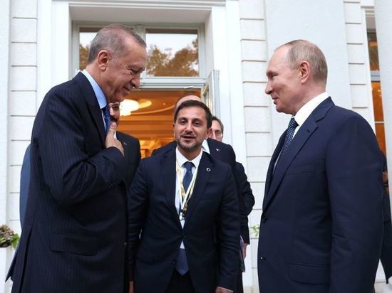 Путин поздравил президента Турции с днем рождения