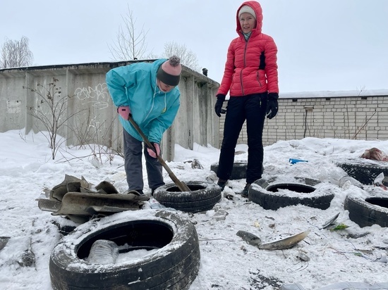 Благодаря активным жителям Петрозаводска 500 покрышек отправятся на утилизацию