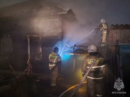 В Хакасии случился смертельный пожар с двумя жертвами