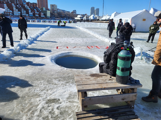Международный турнир по подледному ориентированию Under Ice Games провели в Приморье