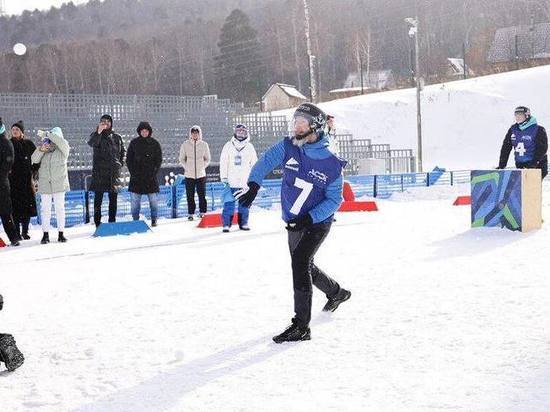 Красноярцы побили рекорд России по игре в снежки