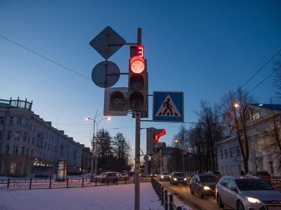 Новые светофоры установят в центре Петрозаводска