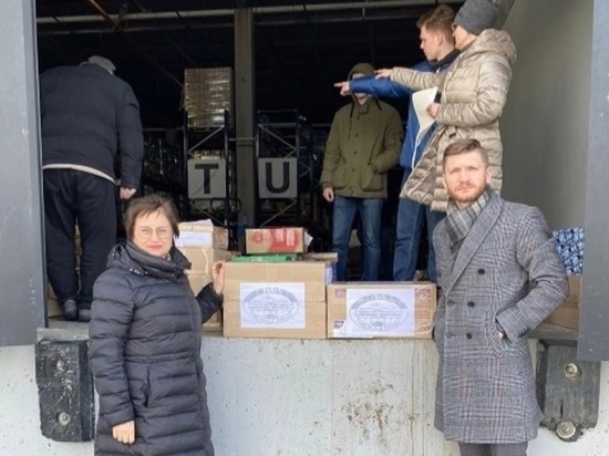 Тамбовские врачи передали гуманитарную помощь в Луганскую народную республику