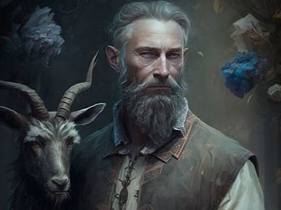 Нейросеть изобразила Мичуринск в виде мужчины с козлом