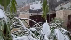 Испанский остров Мальорка завалило снегом: видео зимней стихии
