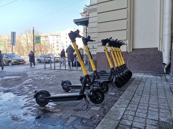 Электросамокаты будут запрещать во время массовых мероприятий в Петербурге