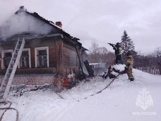 В Боровичах на пожаре пострадало двое детей