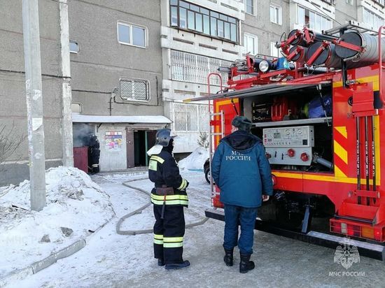 На пожаре в Ангарске спасли пять человек