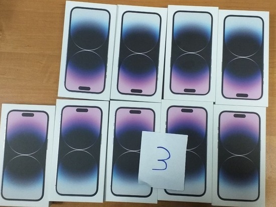 В Сочи таможенники изъяли у мужчины 20 незадекларированных айфонов и 5 игровых консолей