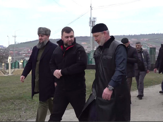Денис Пушилин посетил Чеченскую Республику с рабочим визитом