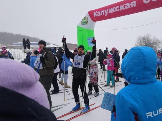 В Калуге установлен рекорд участников "Лыжни России"