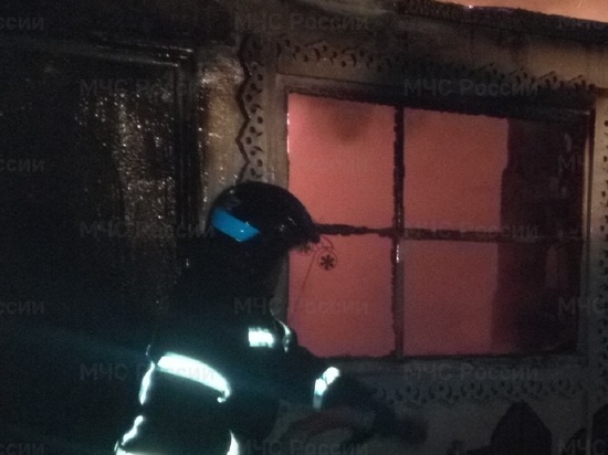 В Калужской области на пожаре жилого дома погиб мужчина