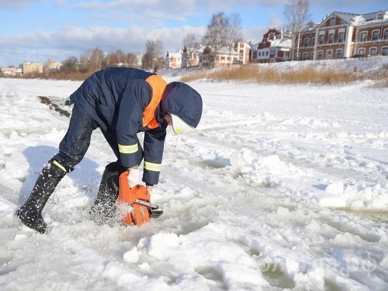 Чернение и резка льда начнется в Вологде с 10 марта