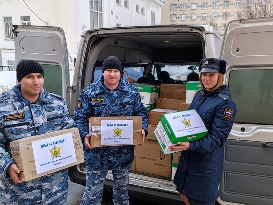 Владимирские приставы передали более 120 кг гуманитарного груза