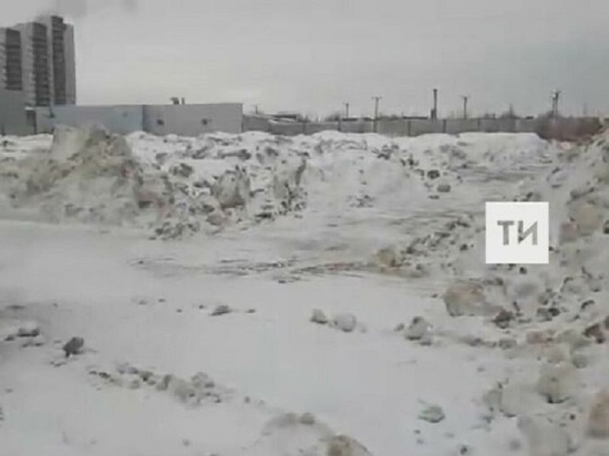 В Нижнекамске выявили пять несанкционированных снегосвалок