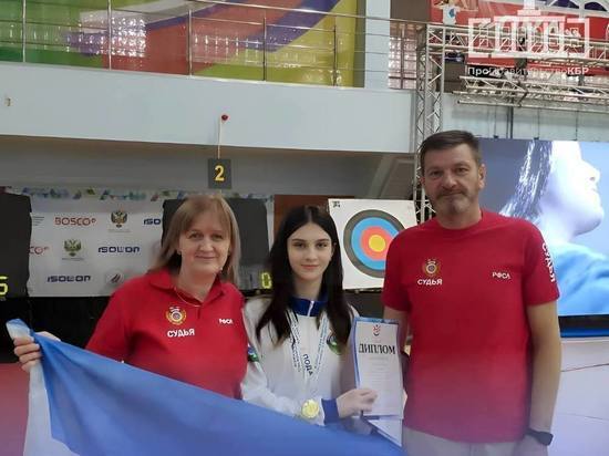 Школьница из Нальчика победила на Всероссийских соревнованиях по стрельбе из лука