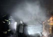 В калужском Кирове ночью сгорел автомобиль 