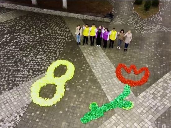 Праздничную восьмерку в честь женщин выложили в Предгорном округе