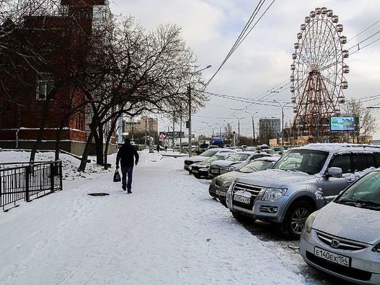 Дождь прошёл в Новосибирске утром 8 Марта