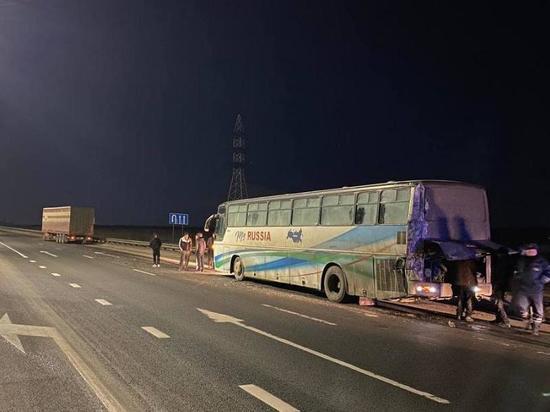 В ДТП с автобусом и фурой на трассе М-5 под Рязанью пострадал 24-летний пассажир