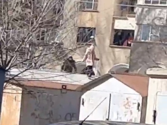 Астраханка в соцсетях пожаловалась на прыгающих по гаражам детей