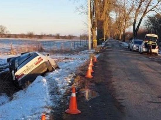 На трассе в Калининградской области водитель BMW врезался в Audi