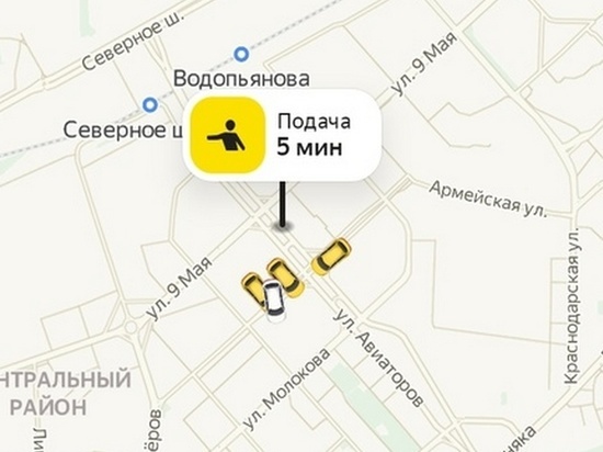 В такси «Яндекса» прокомментировали сбой в работе сервисов в Красноярске