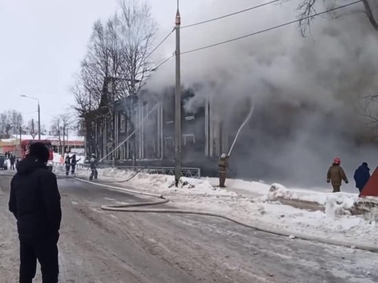 В Новодвинской «деревяшке» произошёл пожар
