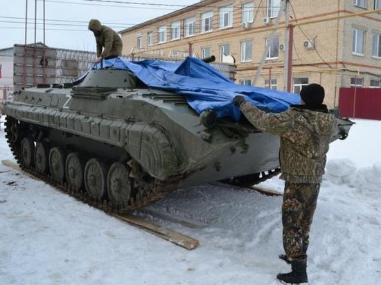 В центре рязанского Пителина установят боевую машину пехоты БМП-1 П