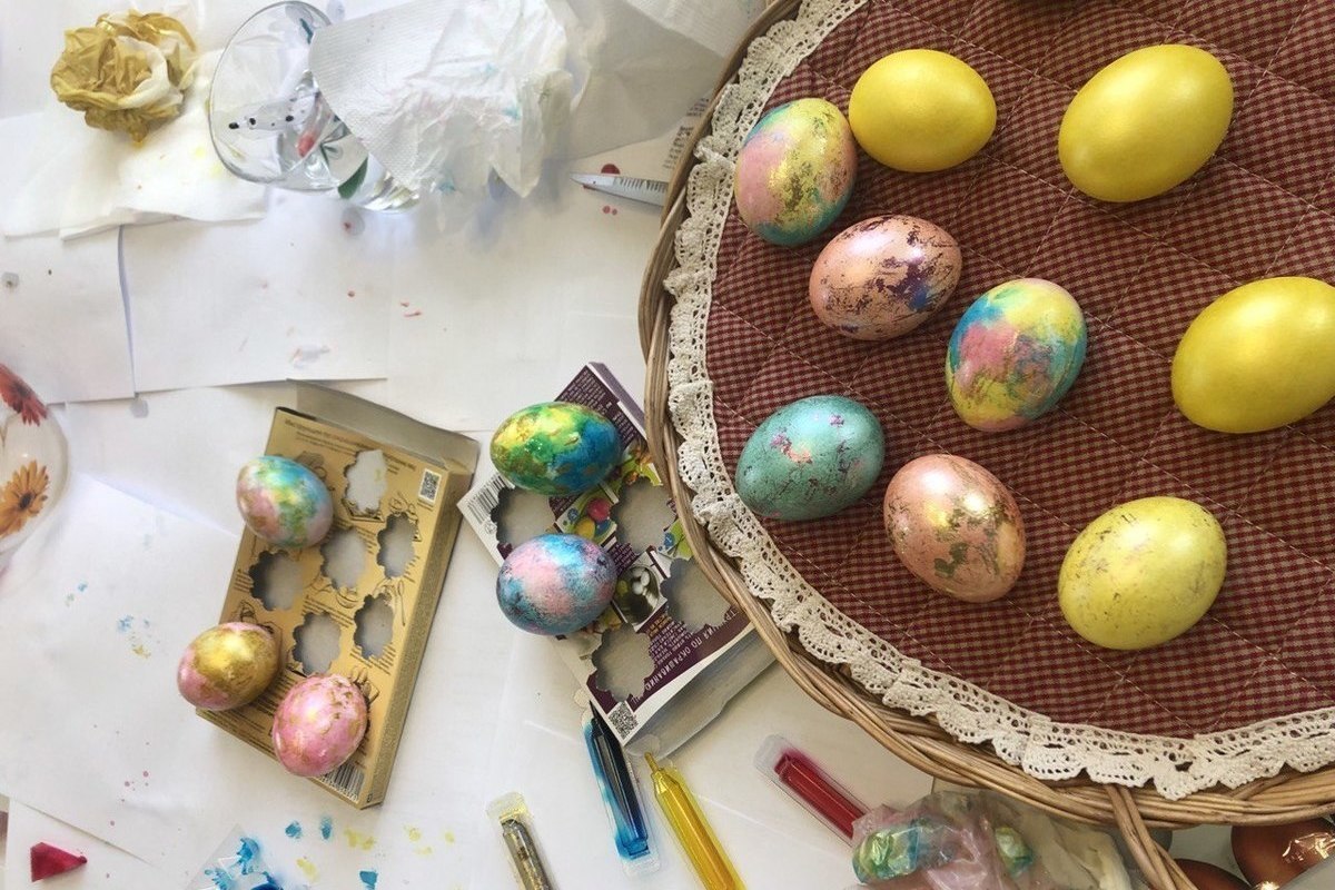 Христианские традиции окрашивания яиц на Пасху