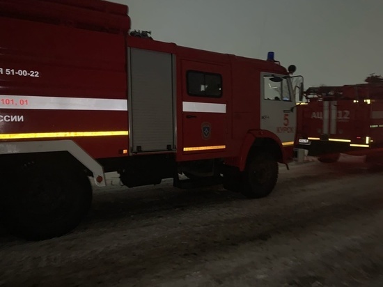 В Железнодорожном округе Курска сгорел автомобиль