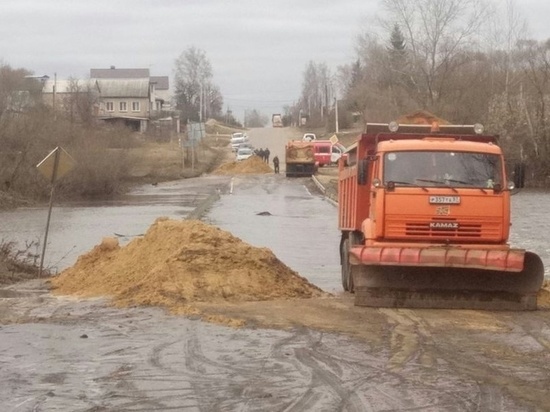 В Орловской области озвучили маршруты объезда мест подтопления дорог