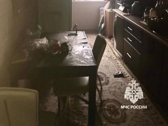 В Курской области 3-летний ребенок устроил пожар в квартире