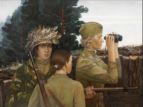 В Курске заработала выставка картин из фондов студии военных художников Грекова