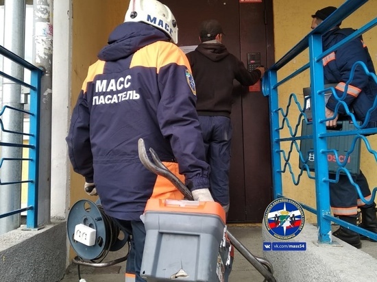В Новосибирске спасатели помогли застрявшей на балконе 64-летней пенсионерке