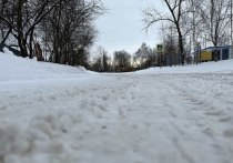 В городском округе Серпухов продолжается снегопад