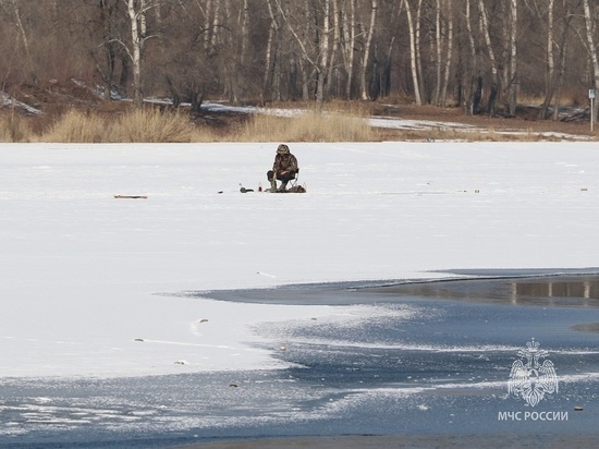 На водоёмах Хакасии увеличиваются риски провала под лёд