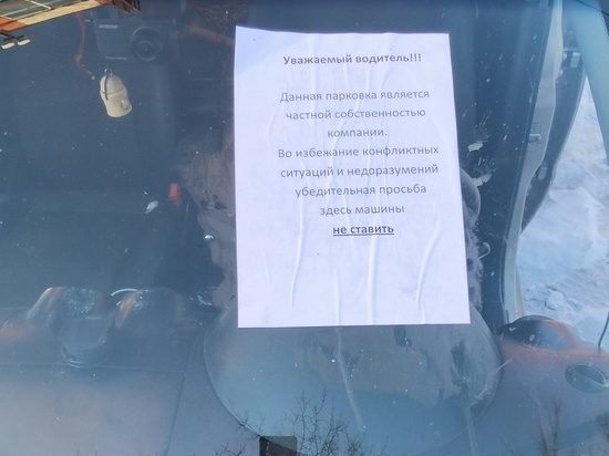 В Туле неизвестная компания захватывает парковки с помощью листовок на лобовом стекле