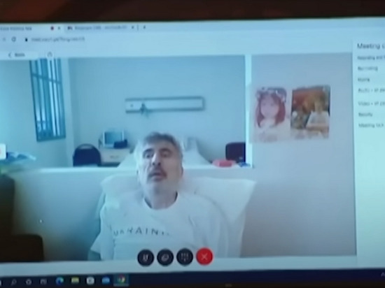 Саакашвили: потеря веса грозит развитием полиорганной недостаточности