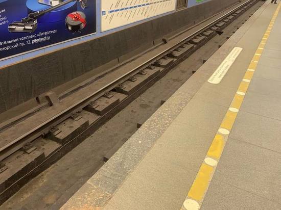 Движение на фиолетовой ветке петербургского метро восстановили после падения человека на пути