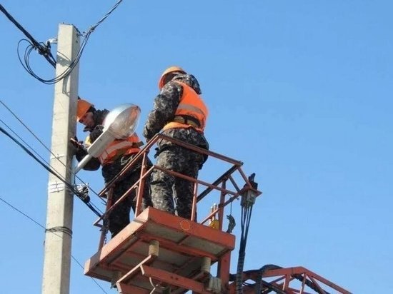 В Курске отчитались о выполнении работ по восстановлению освещения на 16 улицах