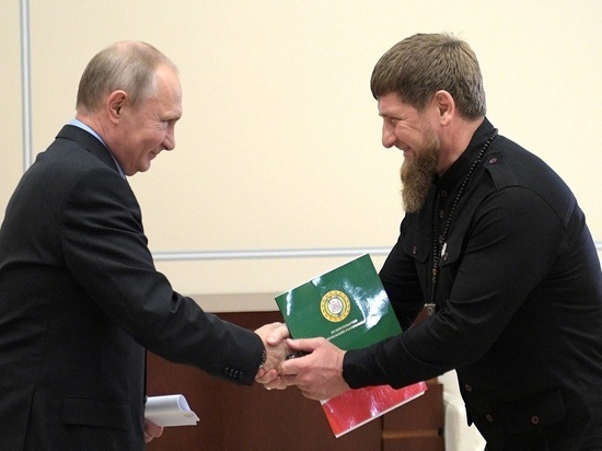Путин и Кадыров поспорили об источниках благосостояния Чечни