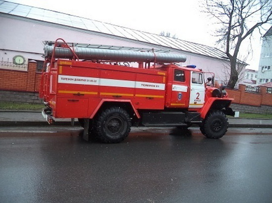 В Курске произошёл пожар в однокомнатной квартире на улице Чернышевского
