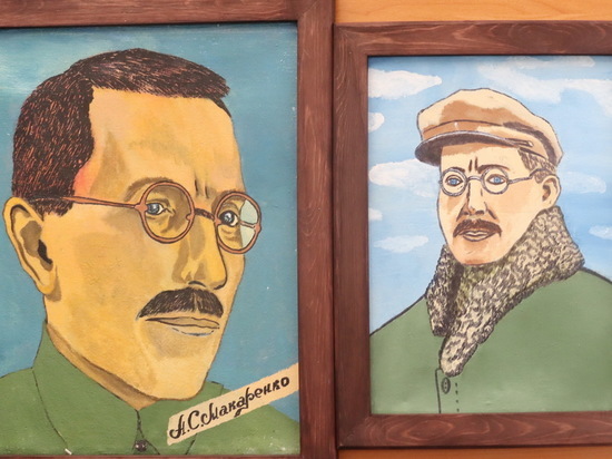Картина маслом: осужденные в Бурятии нарисовали портреты великого педагога