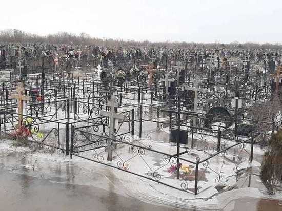 Тамбовчане боятся плавающих гробов на Полынковском кладбище