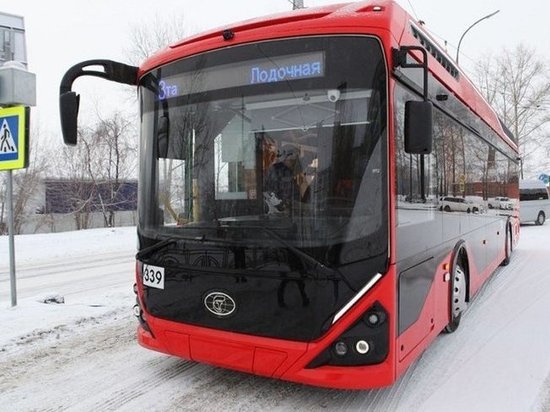 В Иркутске ремонтируют новый троллейбус