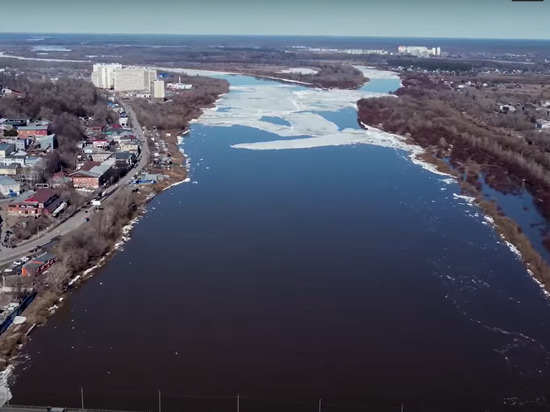 Река Вятка по прогнозу Гидрометцентра России вскроется в апреле